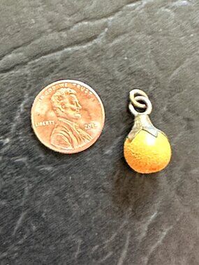 Vintage Orange Charm Pendant